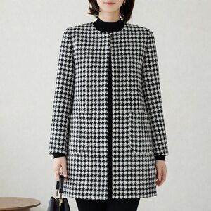 Loft Plaid Winter Coat